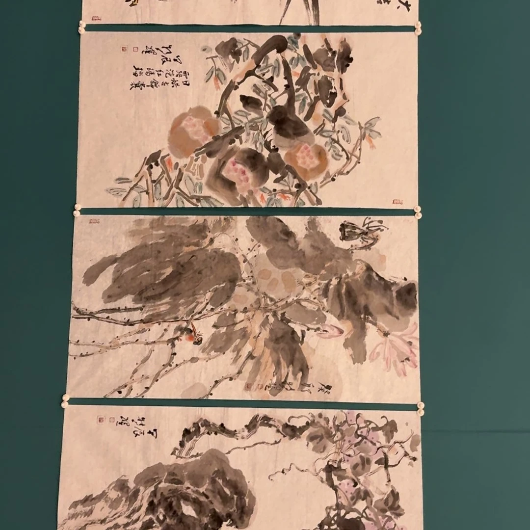 国画徐老师画作画作