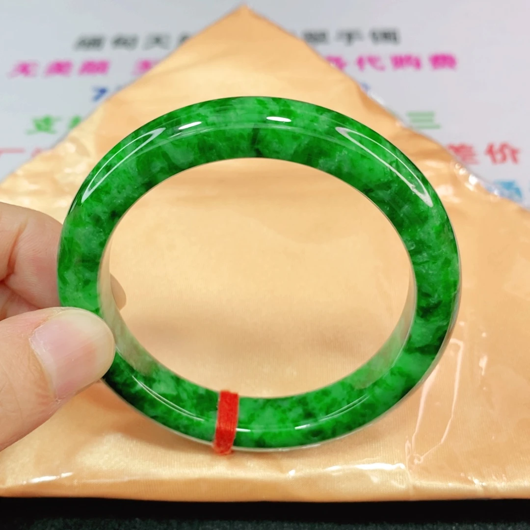 未镶嵌手镯翡翠54.3圈口正圈