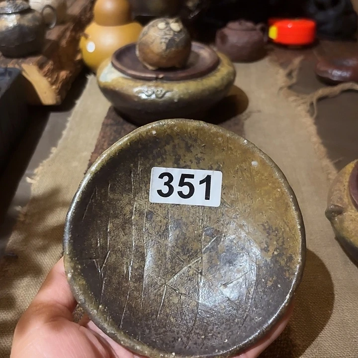 淘泥柴烧迷你壶承