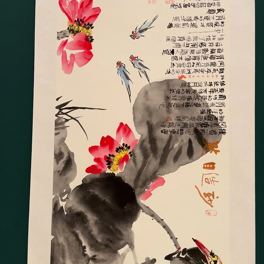 国画邹联富老师的作品