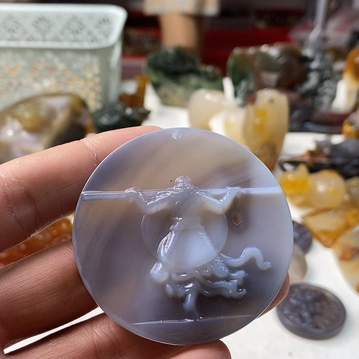 未镶嵌颈饰玛瑙/玉髓