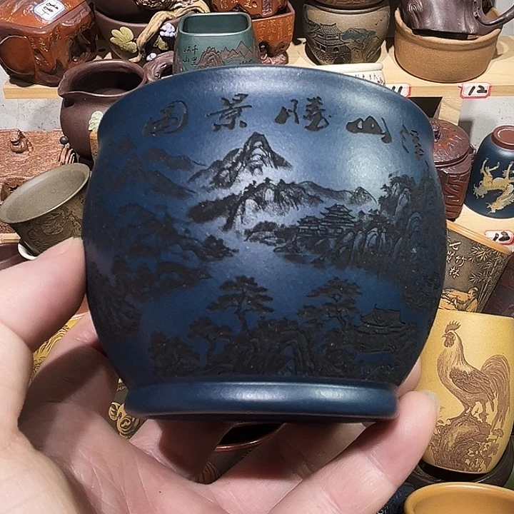 紫砂茶杯宜兴紫砂主人杯