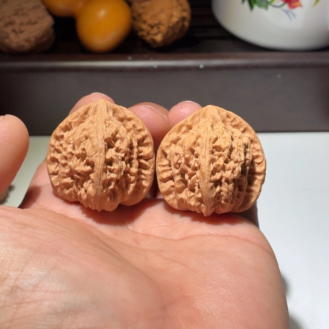 吊坠文玩核桃火焰37.5+