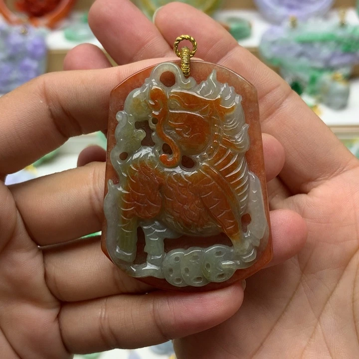 颈饰未镶嵌翡翠小*翡翠
