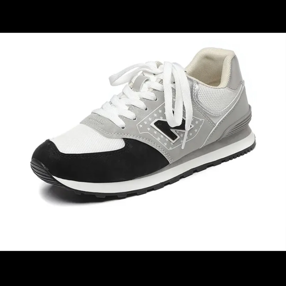 情侣鞋春季运动鞋休闲鞋子复古跑步鞋阿甘鞋