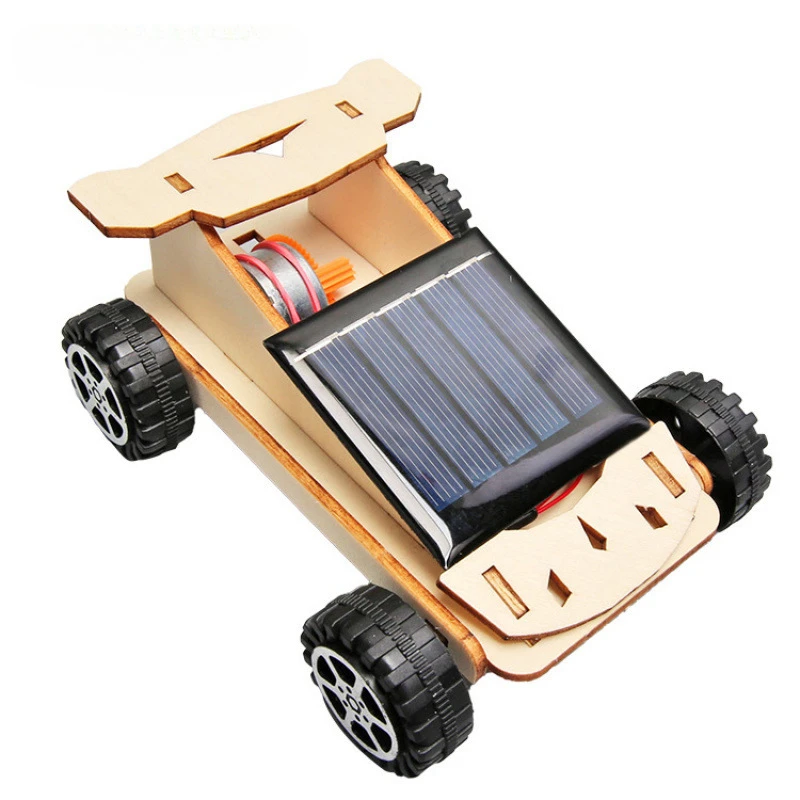 科技小制作太阳能小车儿童玩具小学生创客手工发明模型材益智玩具