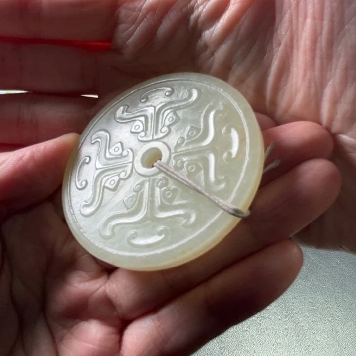 和田玉挂件未镶嵌松**你