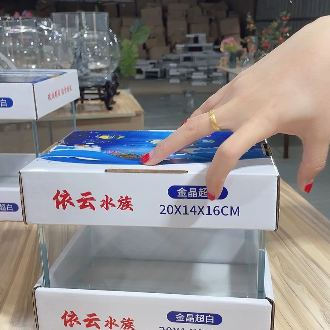 金晶超白裸缸透明20长