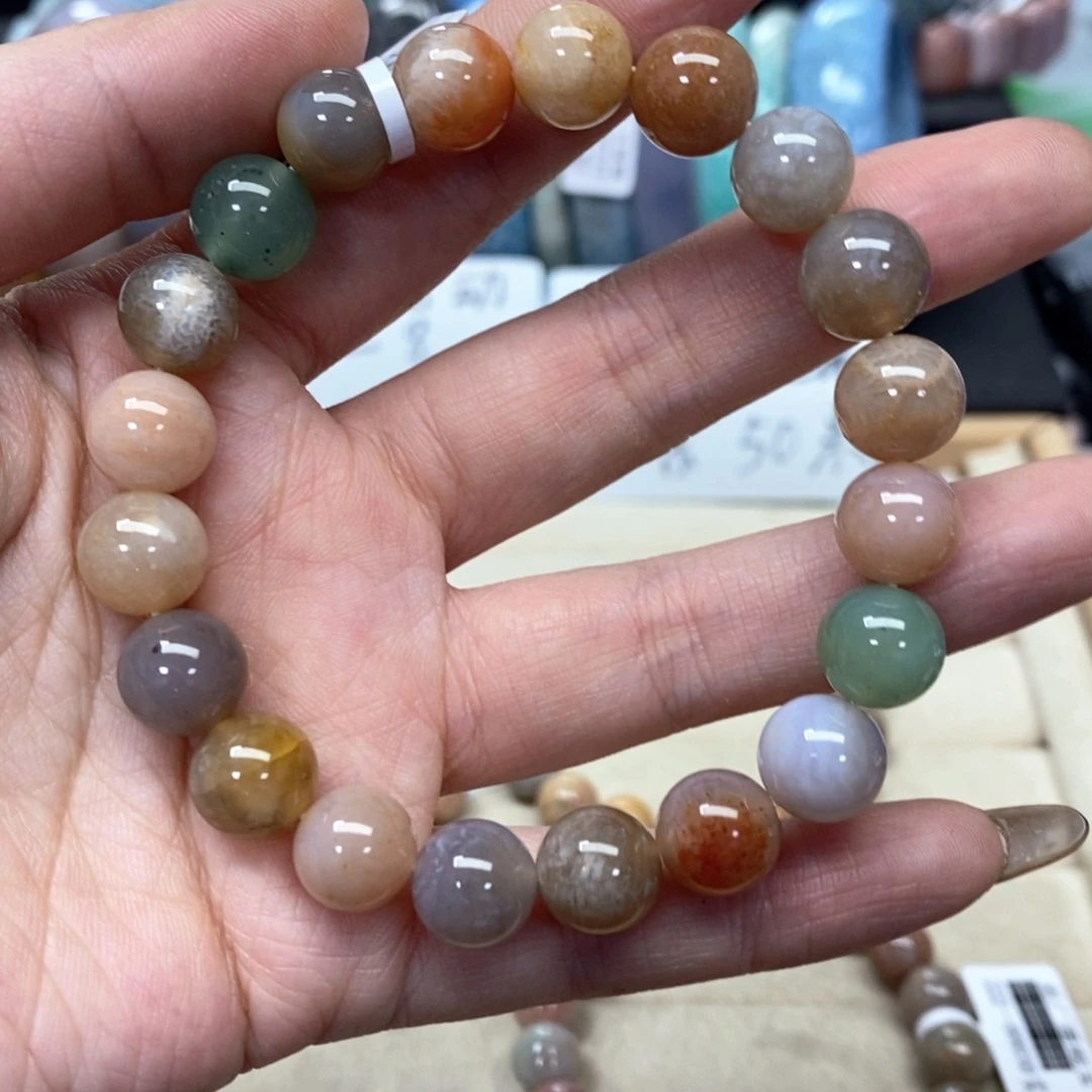 硅化珊瑚（珊瑚玉）手链未镶嵌106
