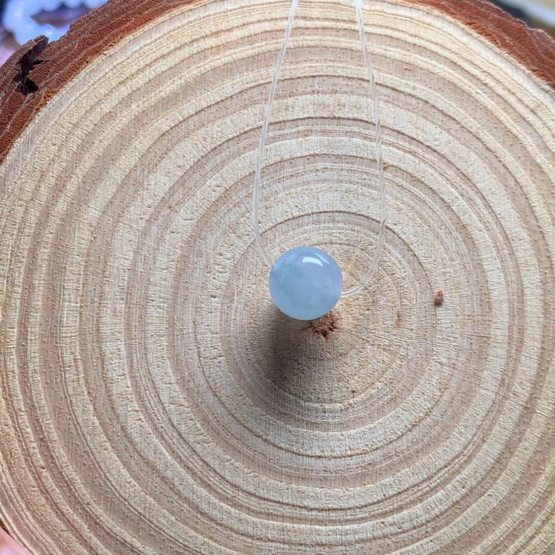 未镶嵌手链翡翠11.4mm蓝紫
