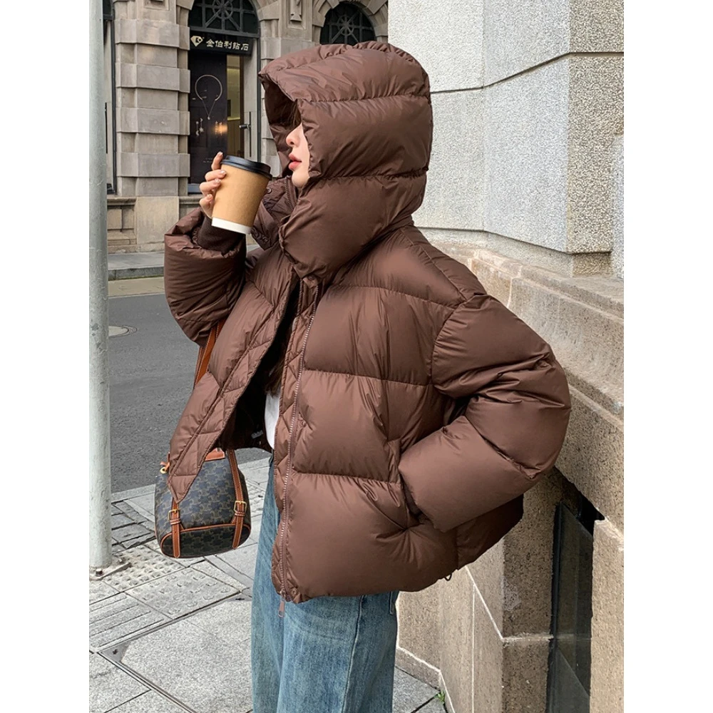 新款棉服女冬短款加厚时尚棉衣冬季韩版宽松设计感棉袄休闲外套