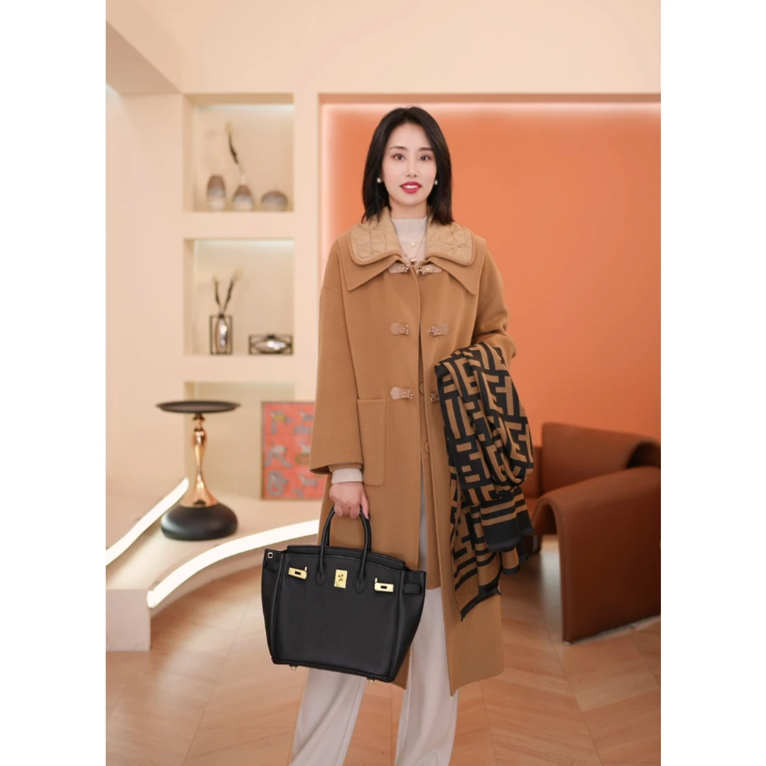 【美狐专属】羊绒大衣27999 秋冬新款爆款时尚气质百搭女装原创设计