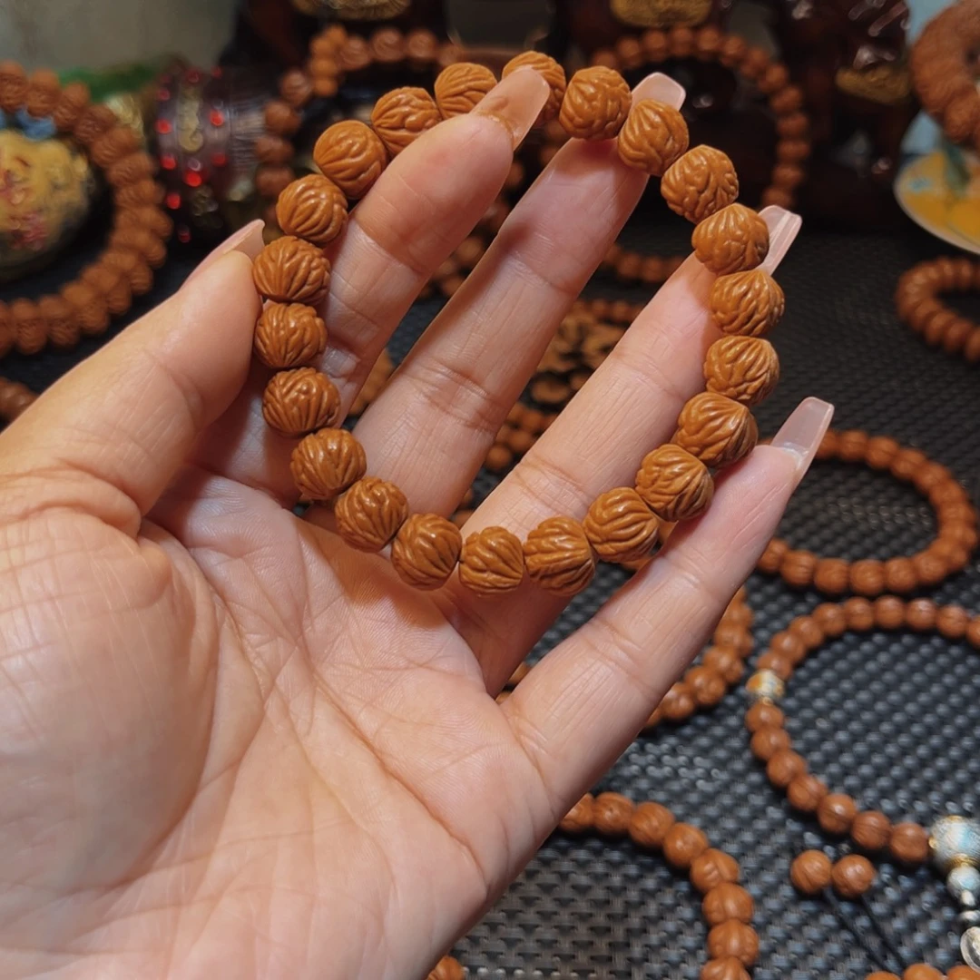 手串桃核12野生小飞龙单圈