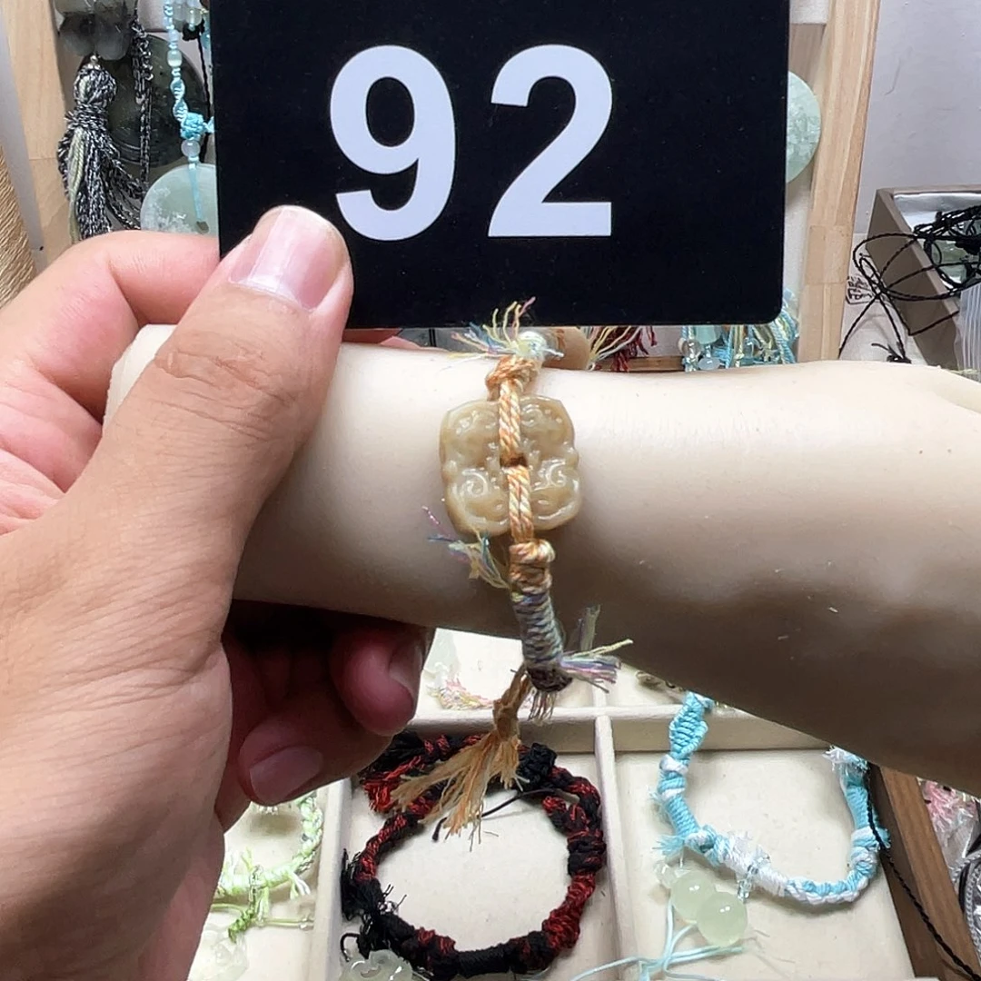 蛇纹石玉合金颈饰