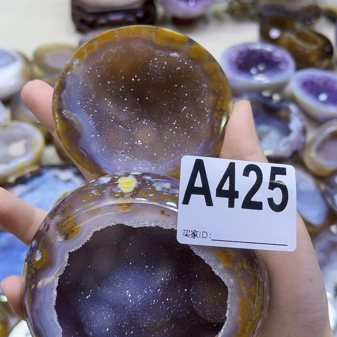 火***兔银S925镶嵌珠宝半成品紫晶A425