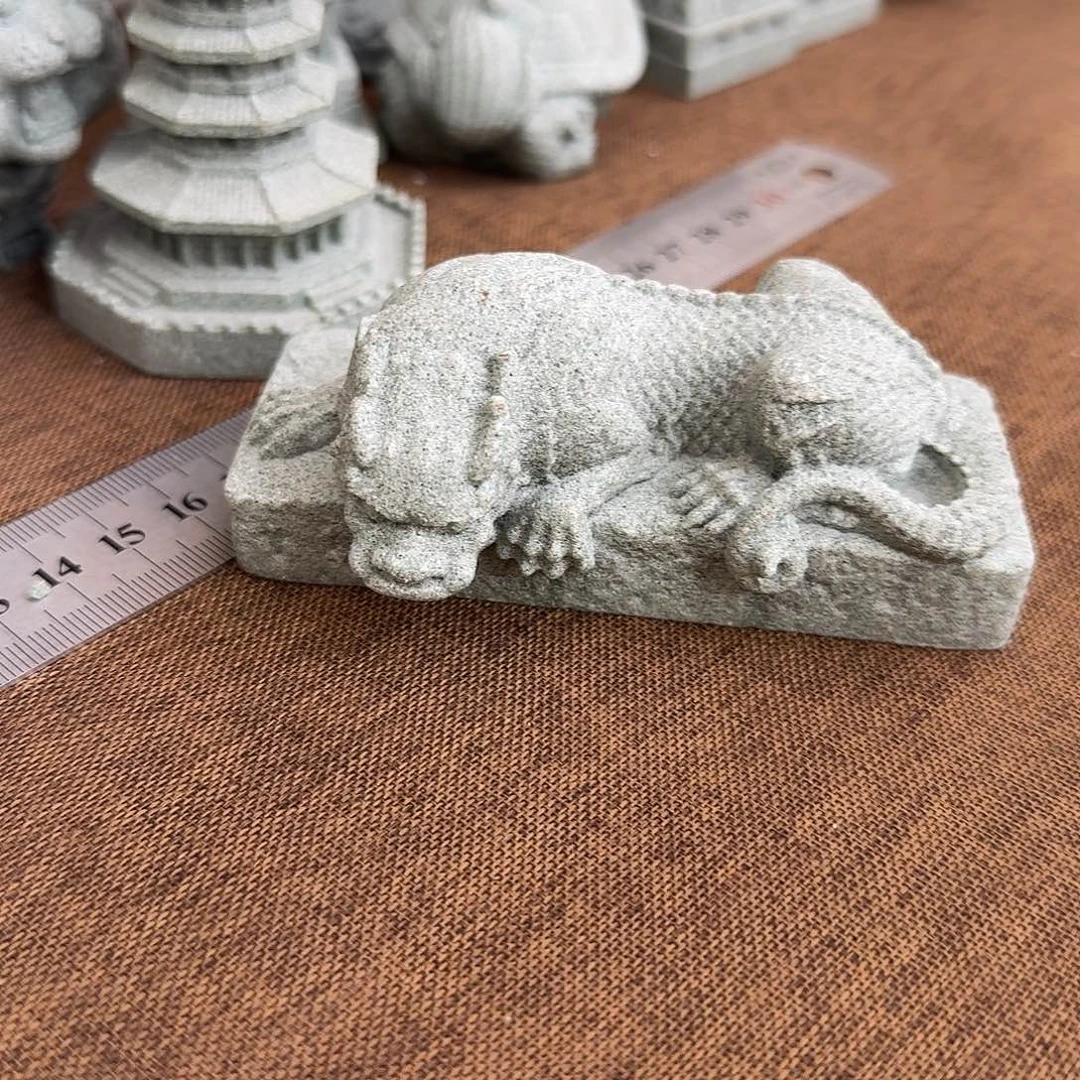 石材青砂石小号镇水兽