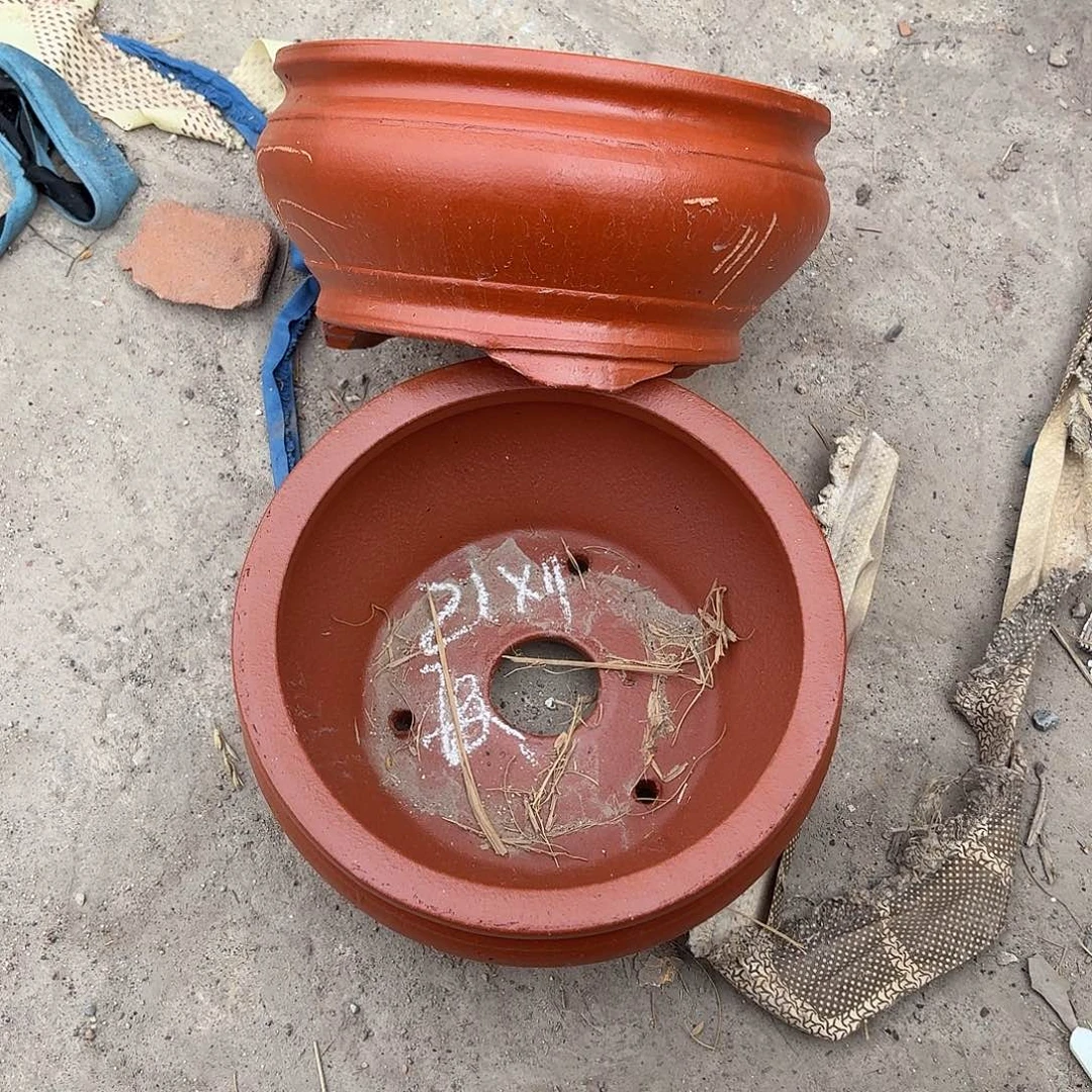 宜兴紫砂花盆，现货发