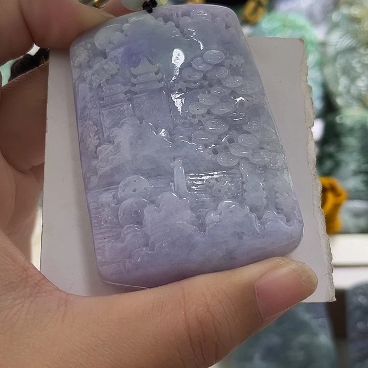 颈饰未镶嵌翡翠挂件