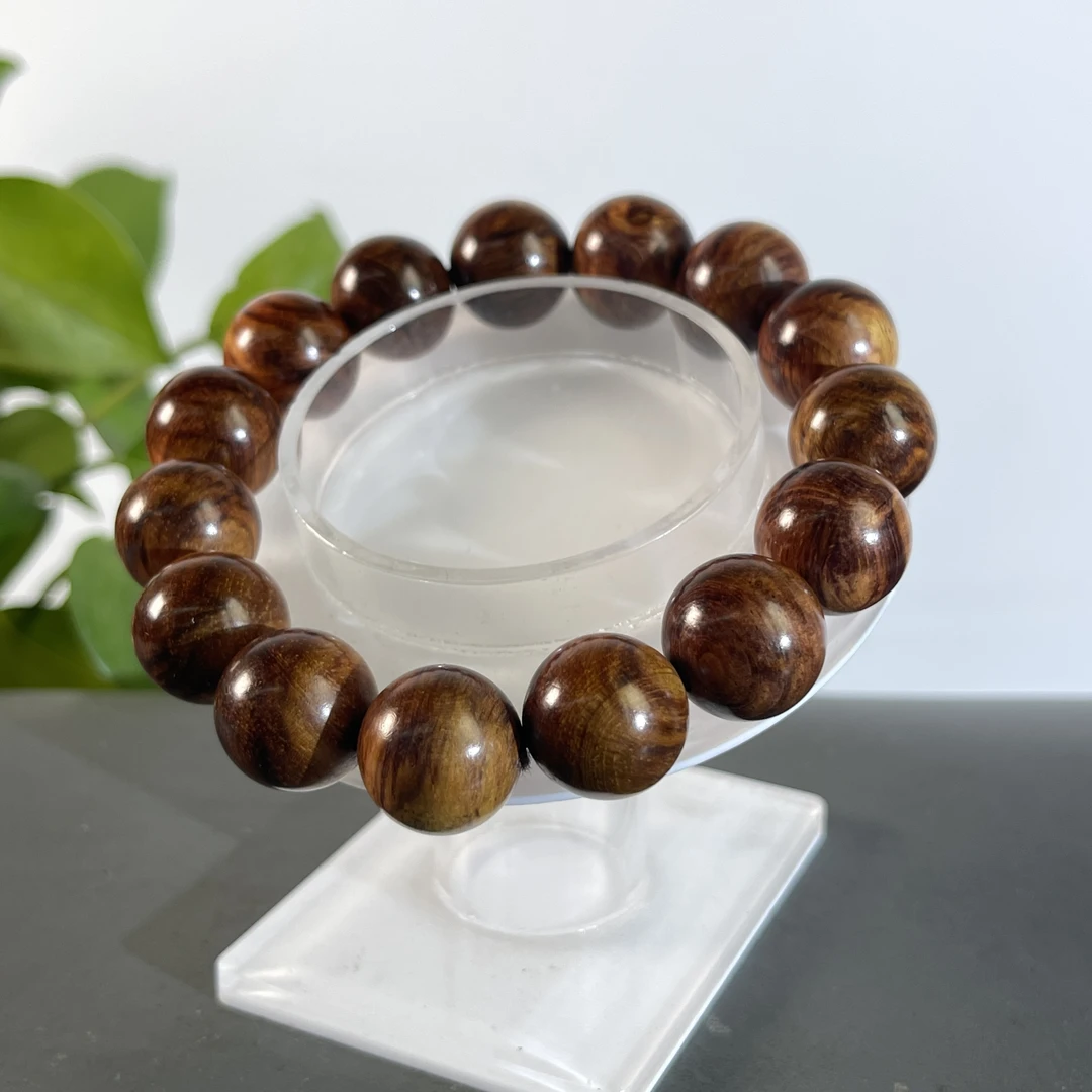 JXB24-07  黄花梨-手串  约：15颗*15mm