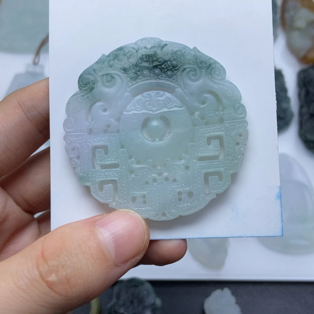 未镶嵌定制翡翠仿古牌