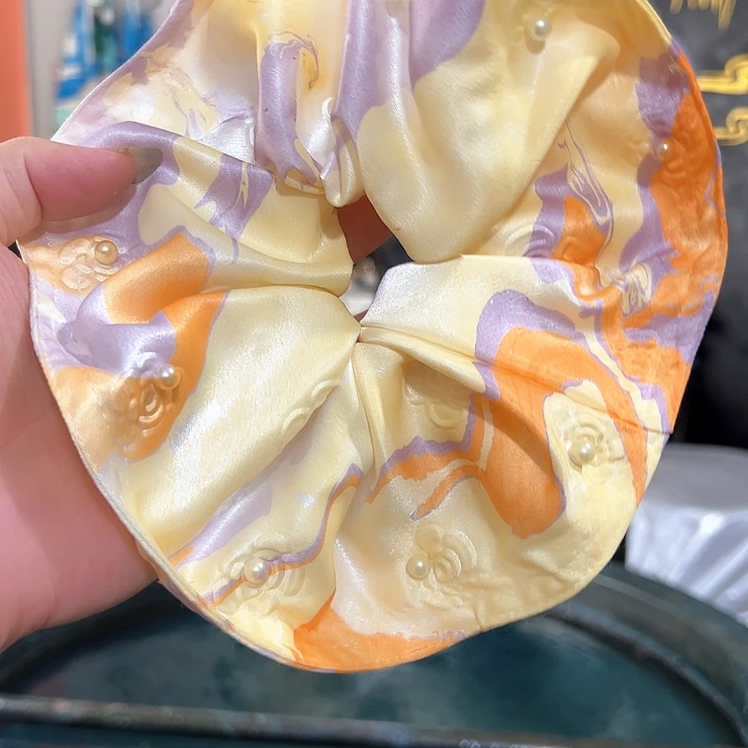594精品圆饼发圈手作