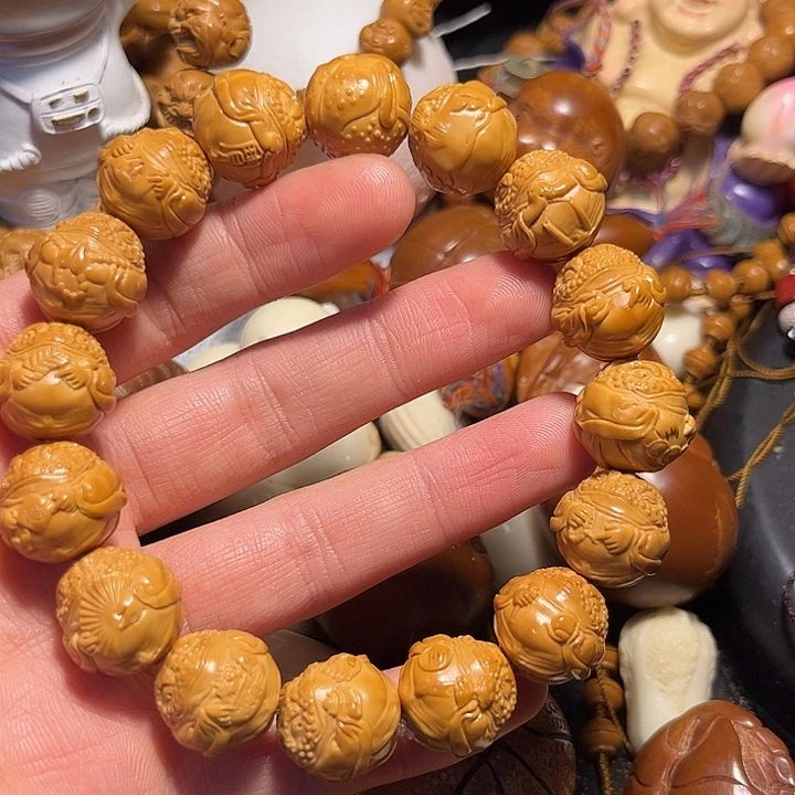 手串/手链橄榄核猴头精工蝉仙