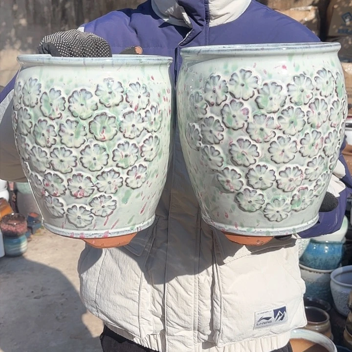 红陶精品两个口径18高度23