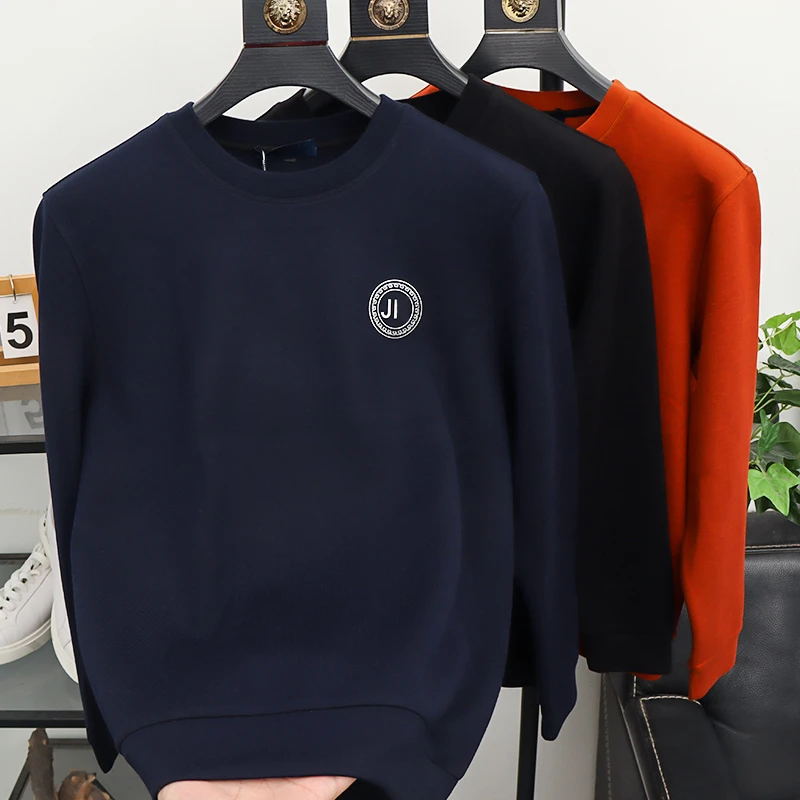 秋冬青年休闲弹力圆领卫衣3355