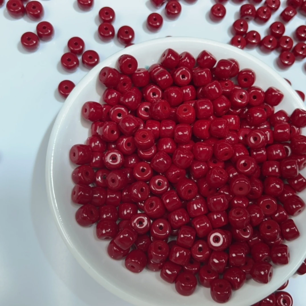 W3020锦红色老型8*6MM*20颗