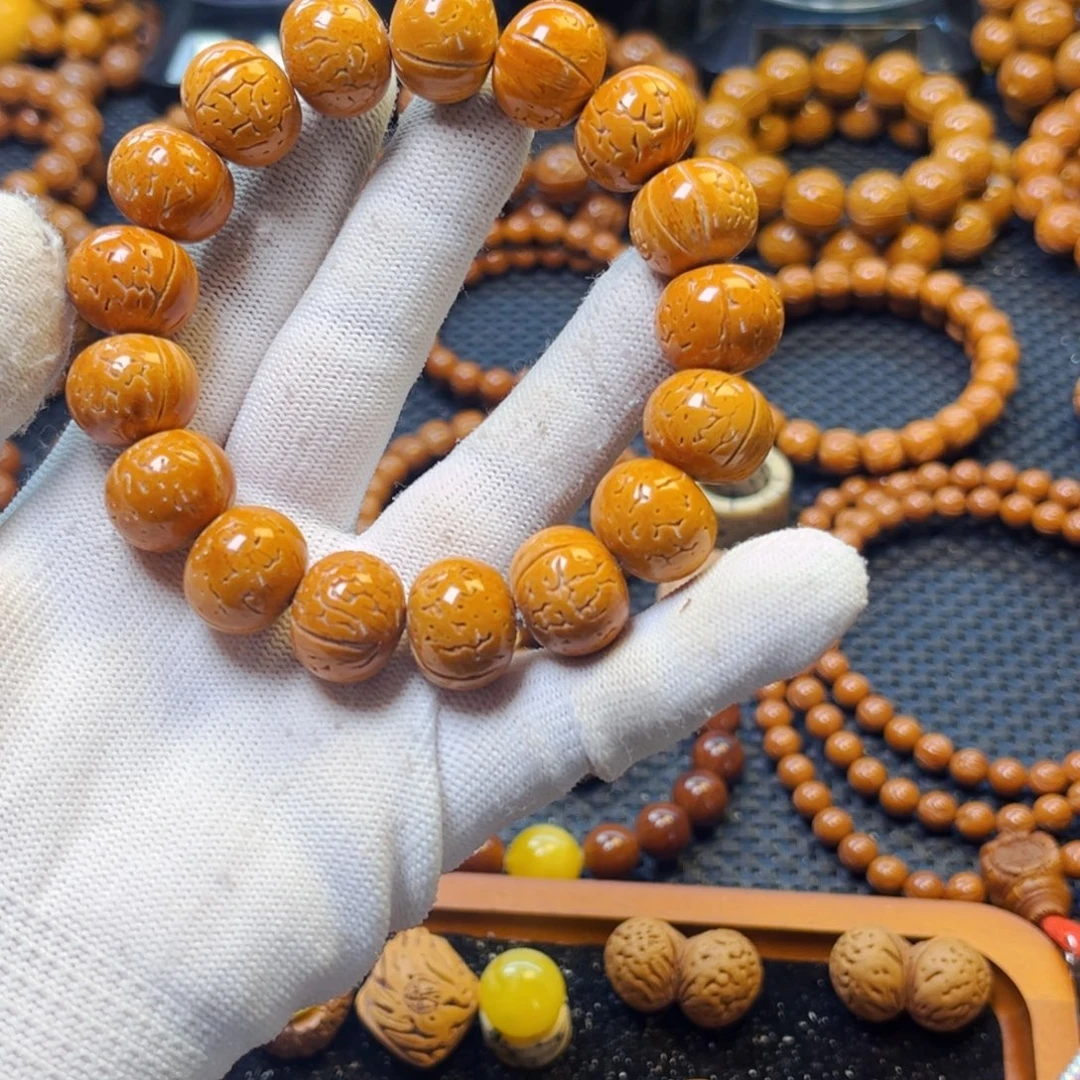 桃核吊坠17尺桃核苹果「浮力」