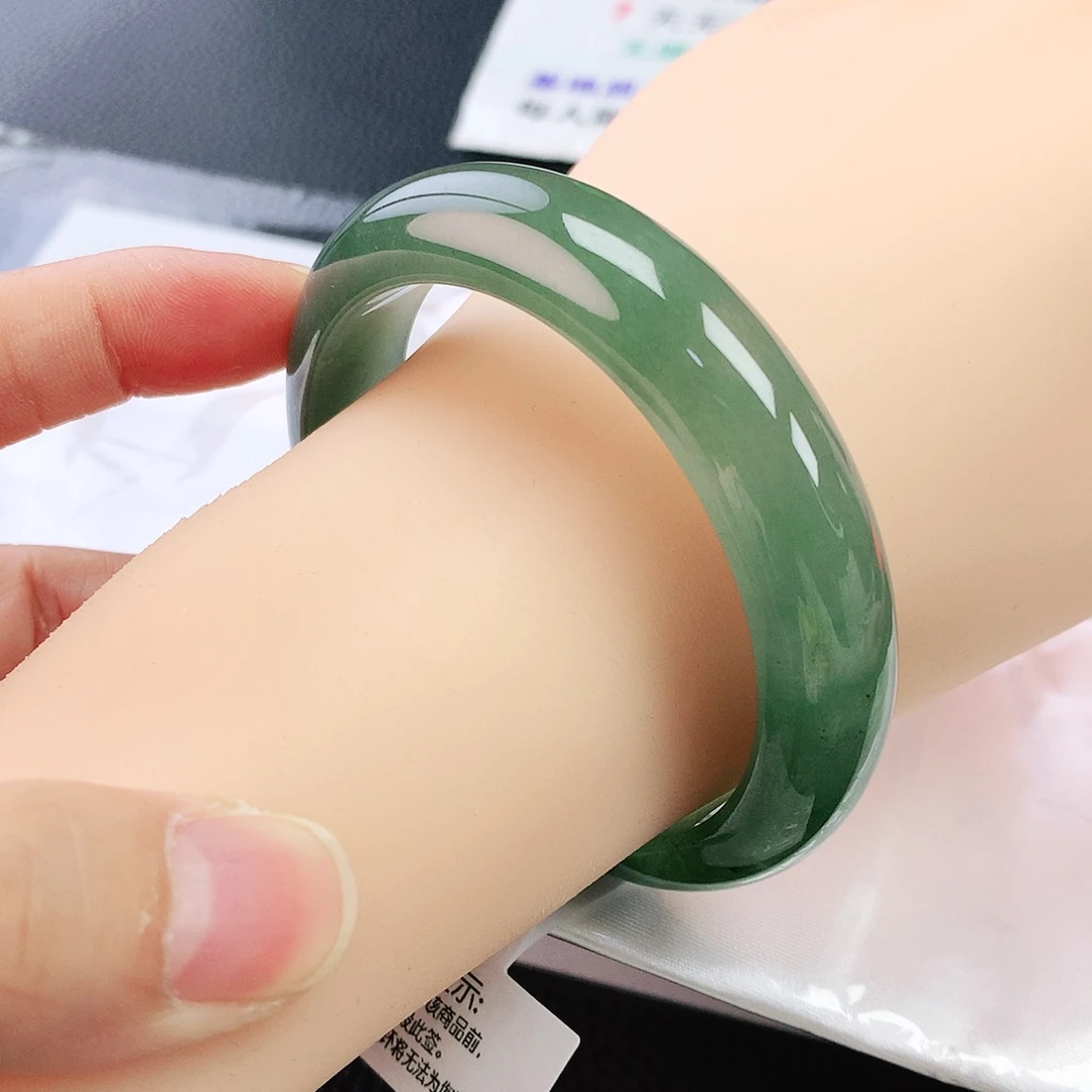未镶嵌手镯翡翠54圈