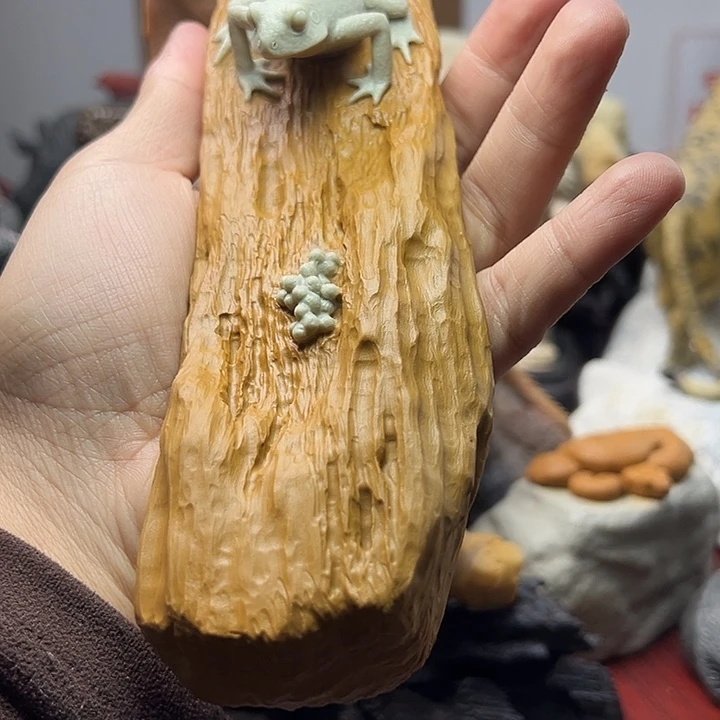 东北石松花石摆件