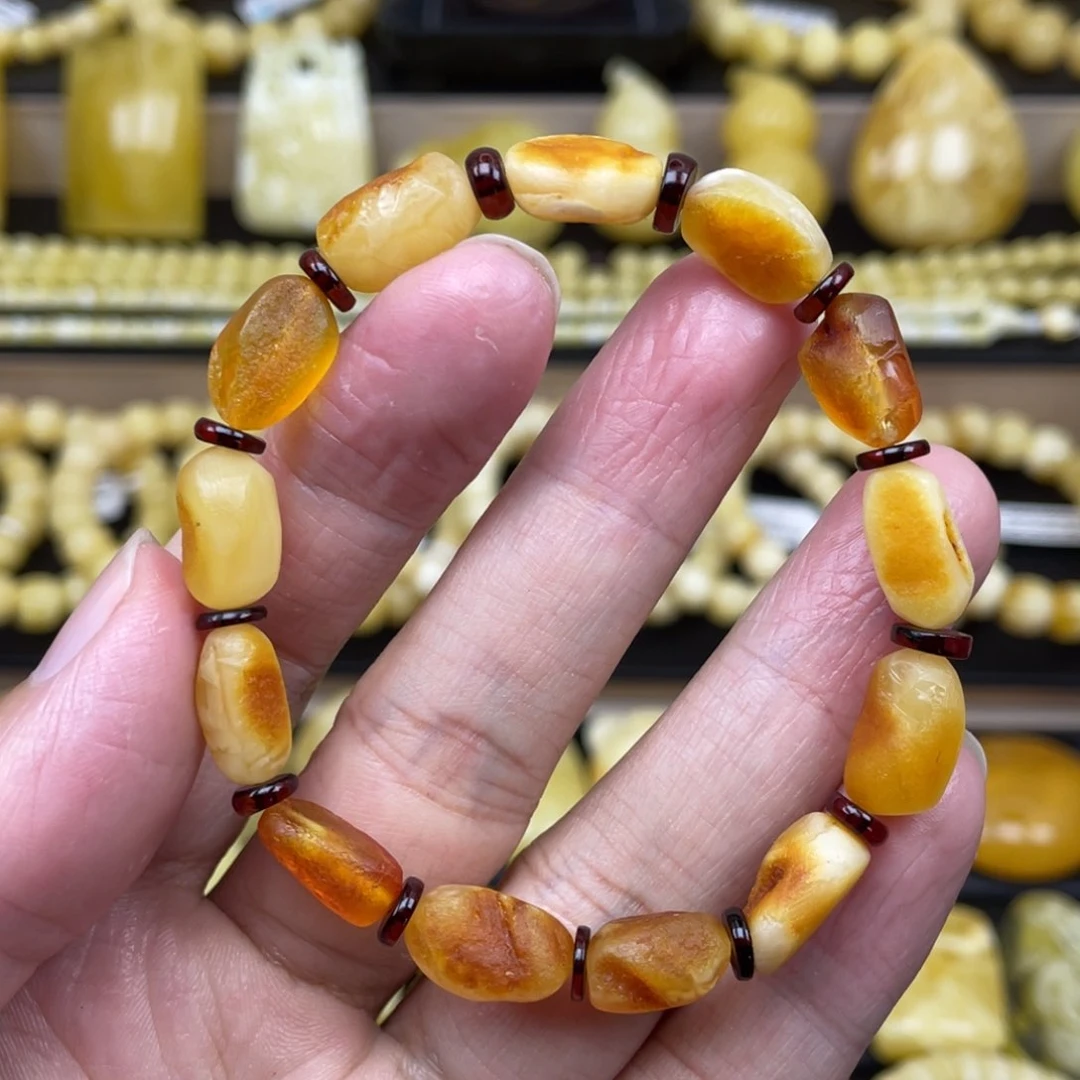 琥珀裸石未镶嵌琥珀蜜蜡