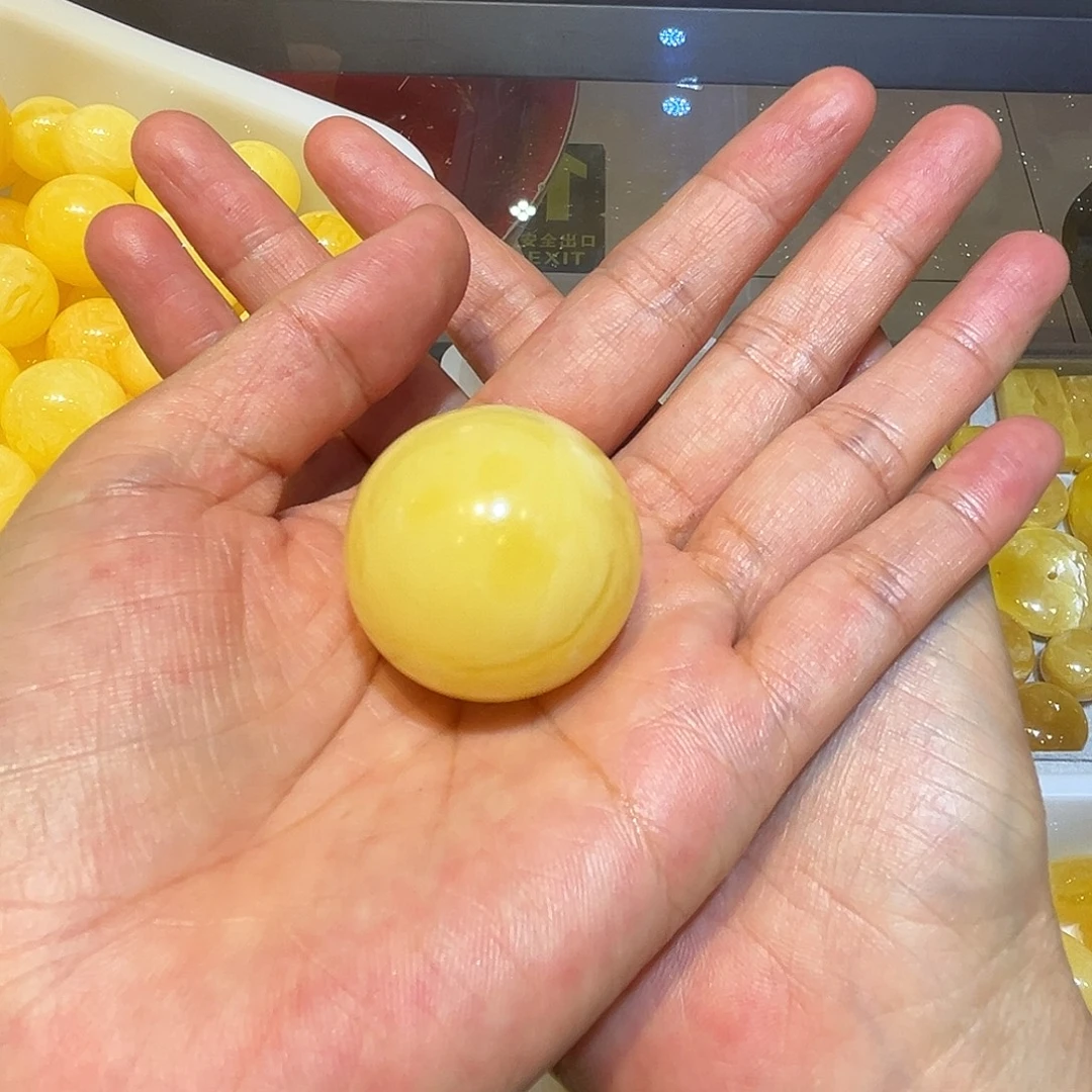 琥珀未镶嵌颈饰珠30+