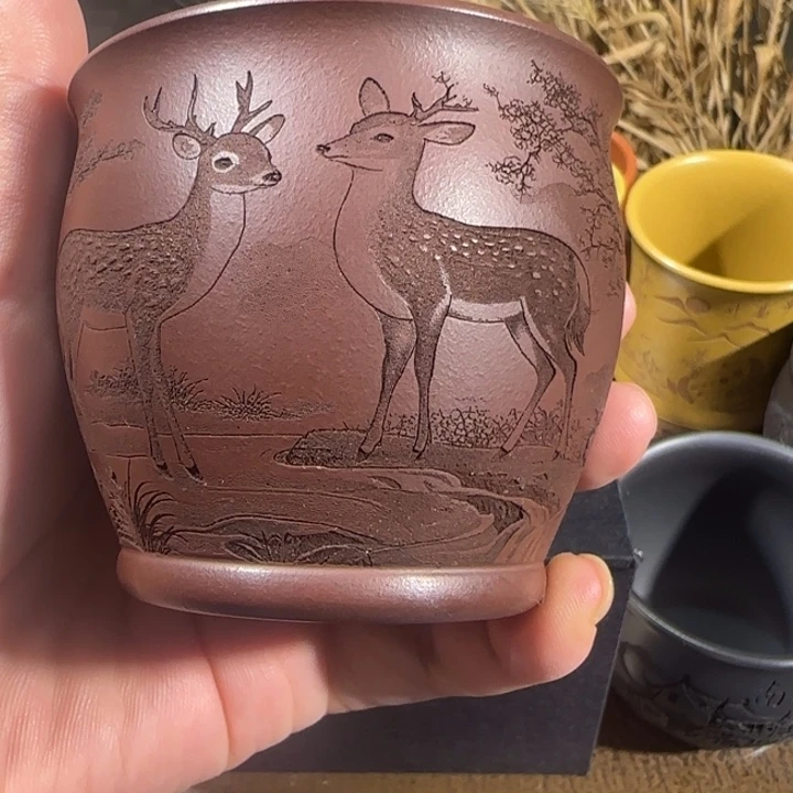 茶杯紫砂全手工紫砂主人杯