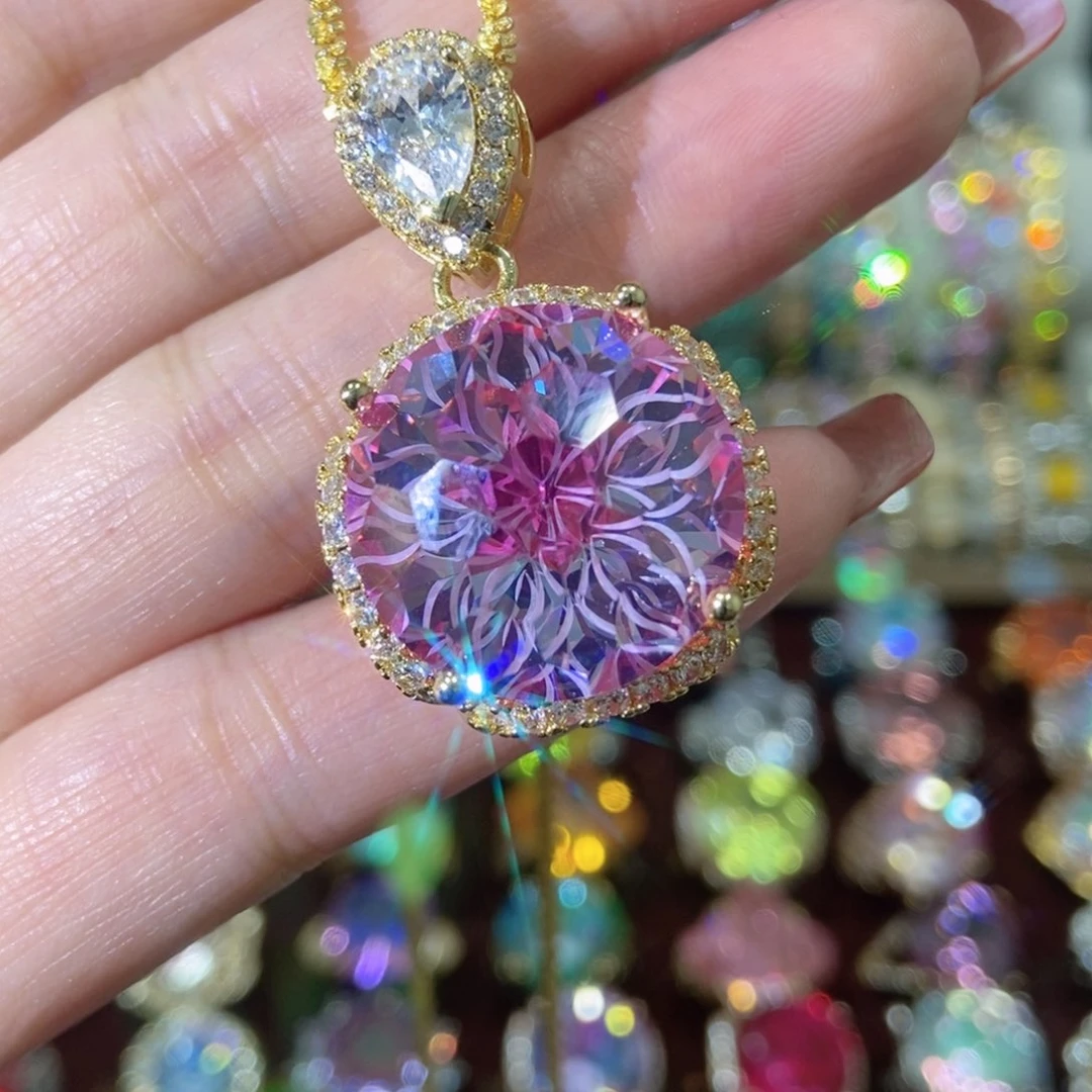 66锆石（处理）吊坠