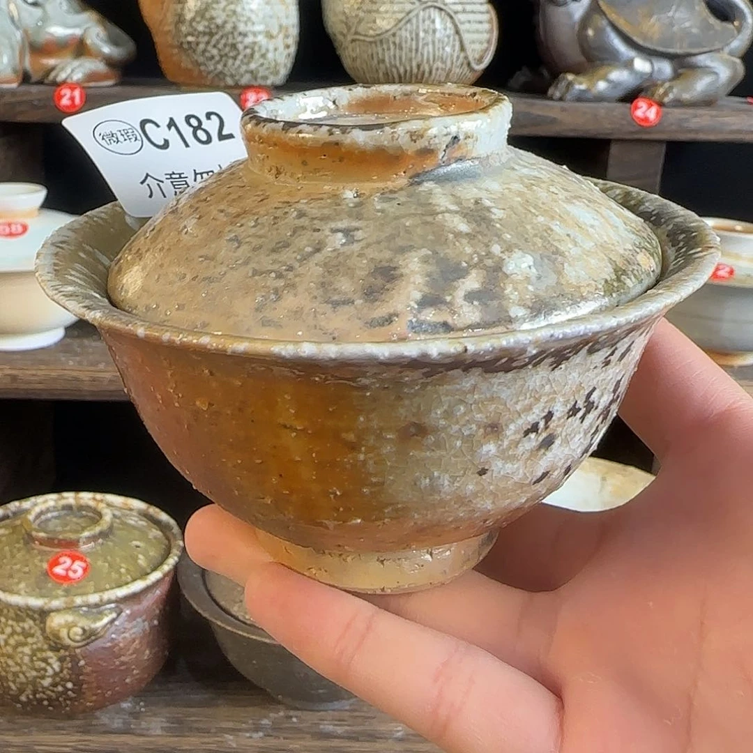 文枫堂纯手工柴烧粗陶