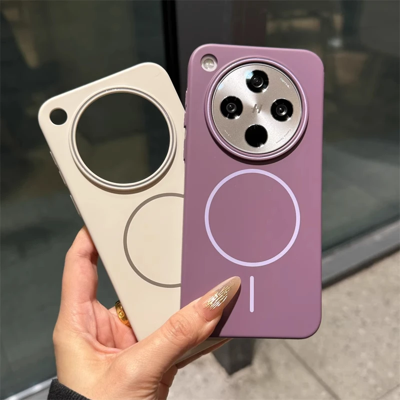 磁吸细圈PC适用于OPPOfindx8手机壳肤感磨砂findX8Pro高级感简约