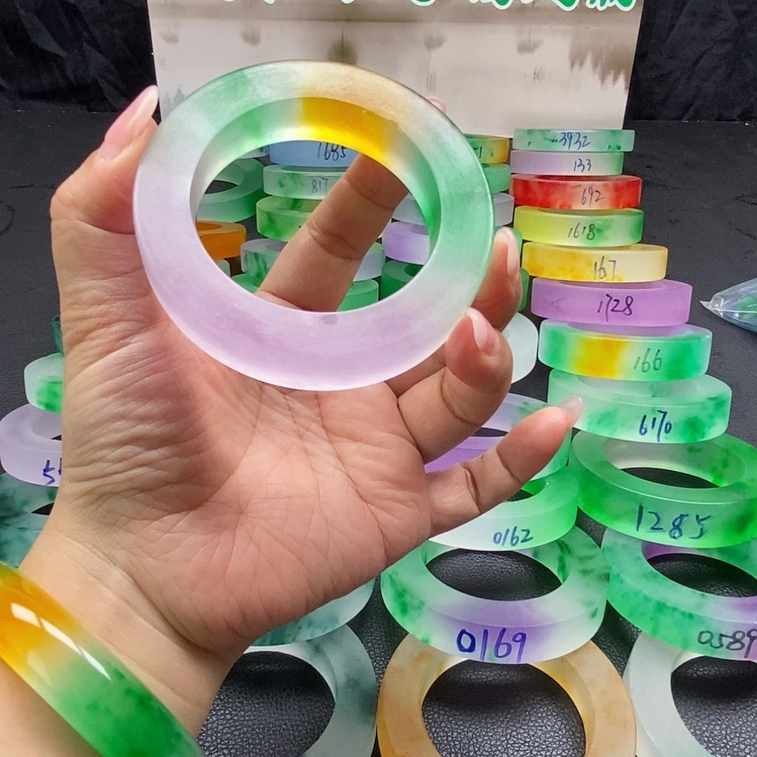 哆***店玉时尚百搭独龙翠手镯