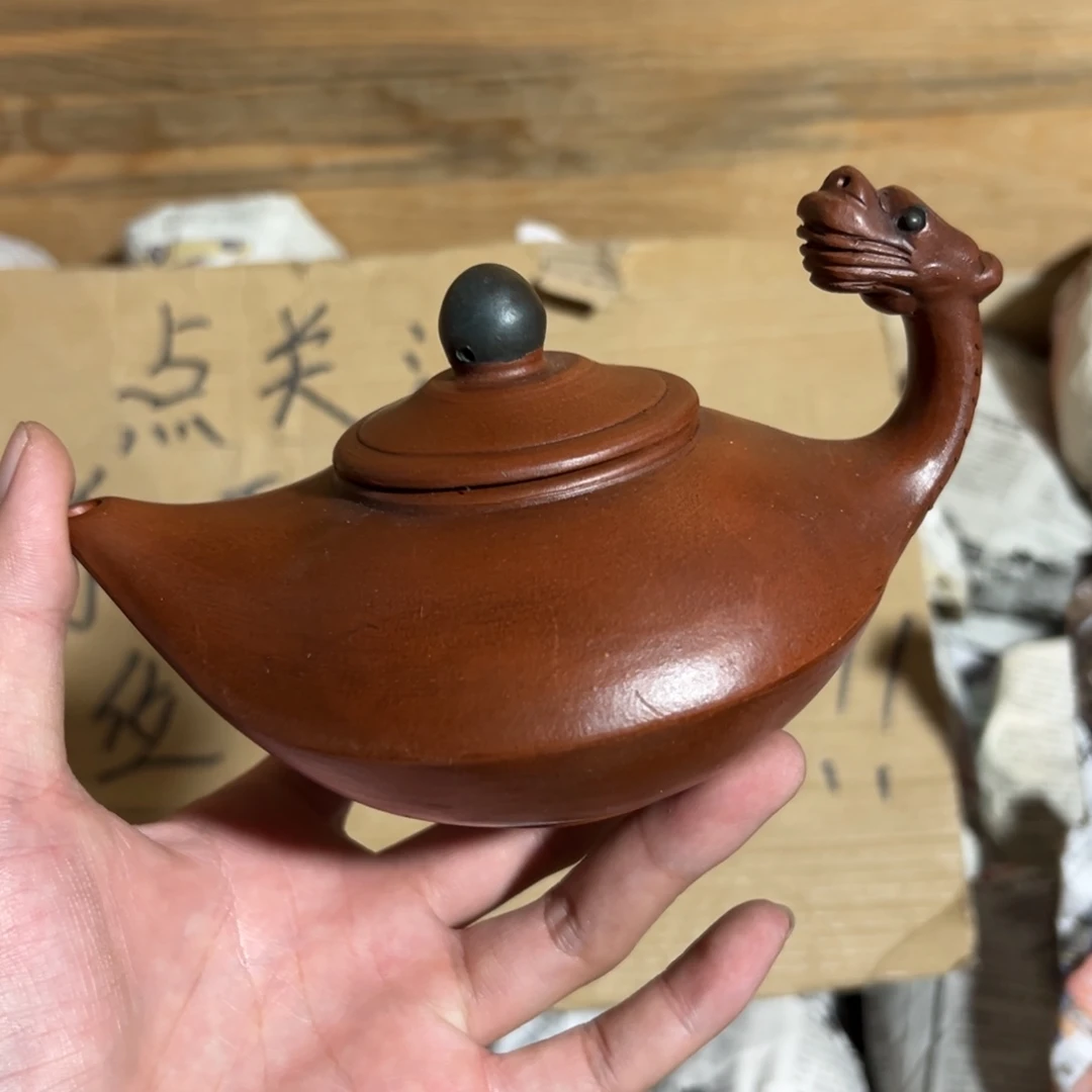 茶壶紫砂老厂紫砂壶一件！