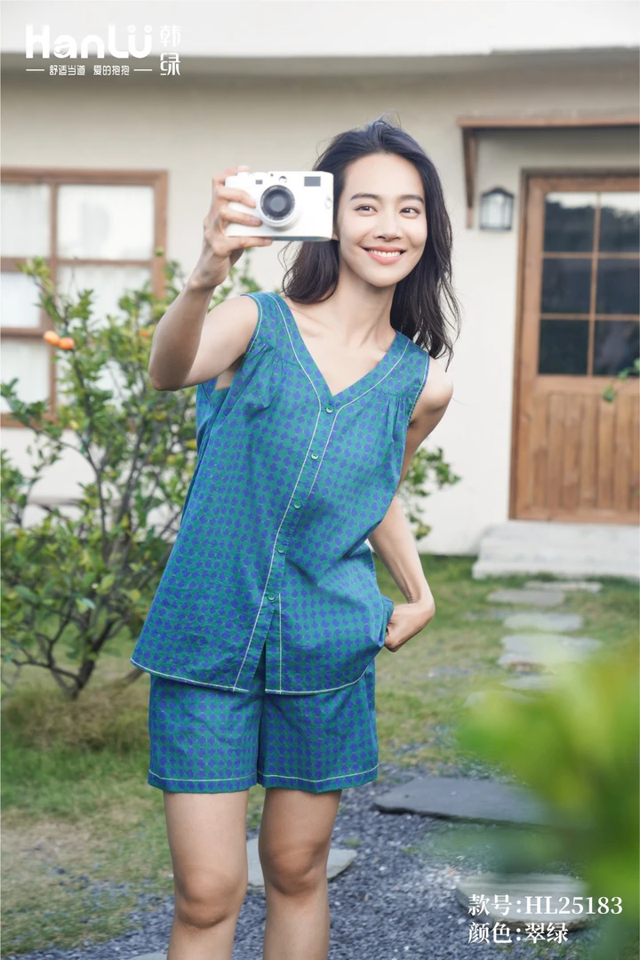 25春夏 纯棉短袖短裤家居服