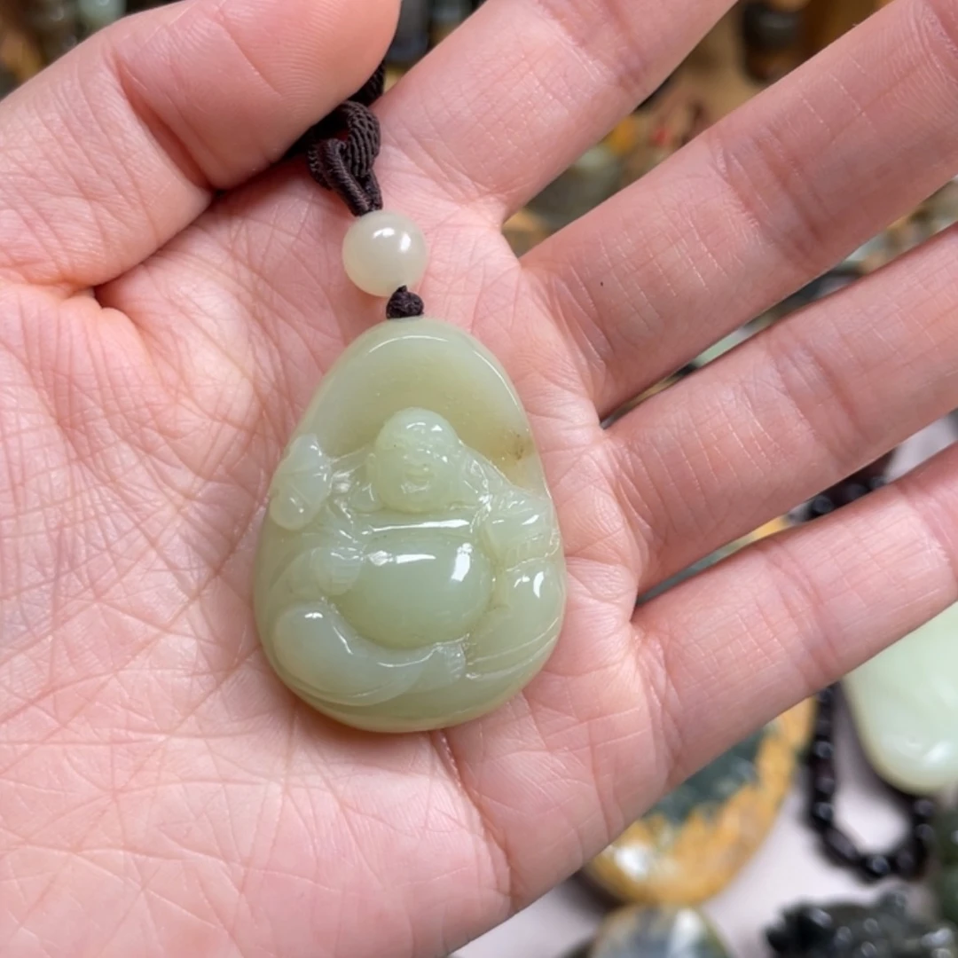 【闪购商品】未镶嵌岫岩老玉（透闪石质玉）挂件