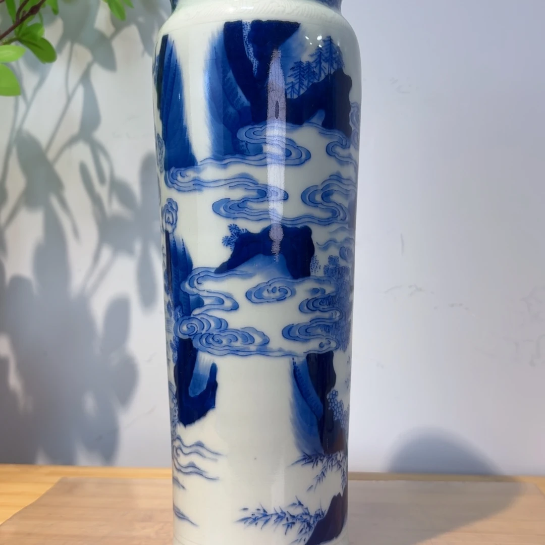 L***C陶摆件瓷器工艺品摆件青花
