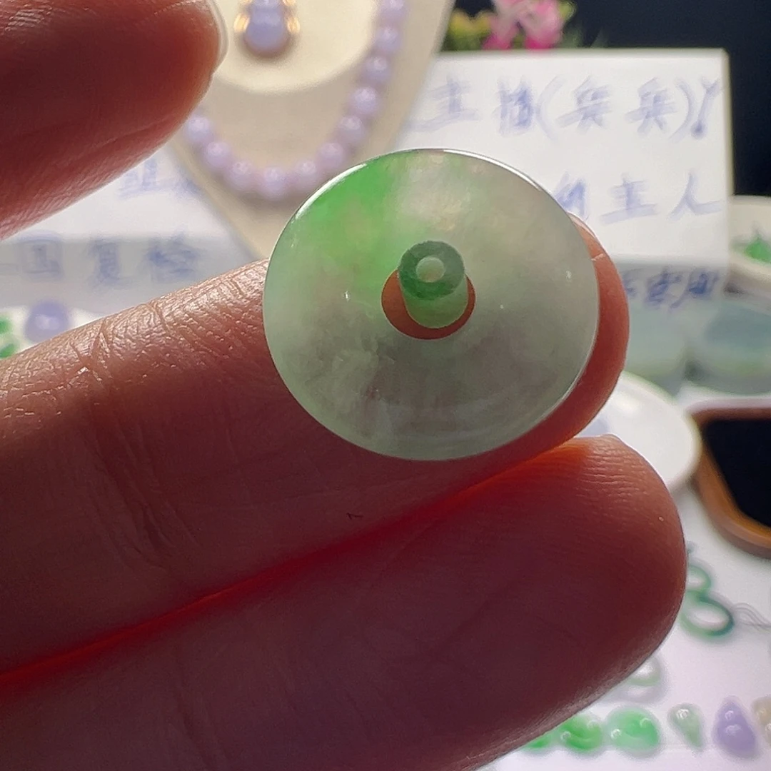 定制翡翠未镶嵌翡翠甜甜圈