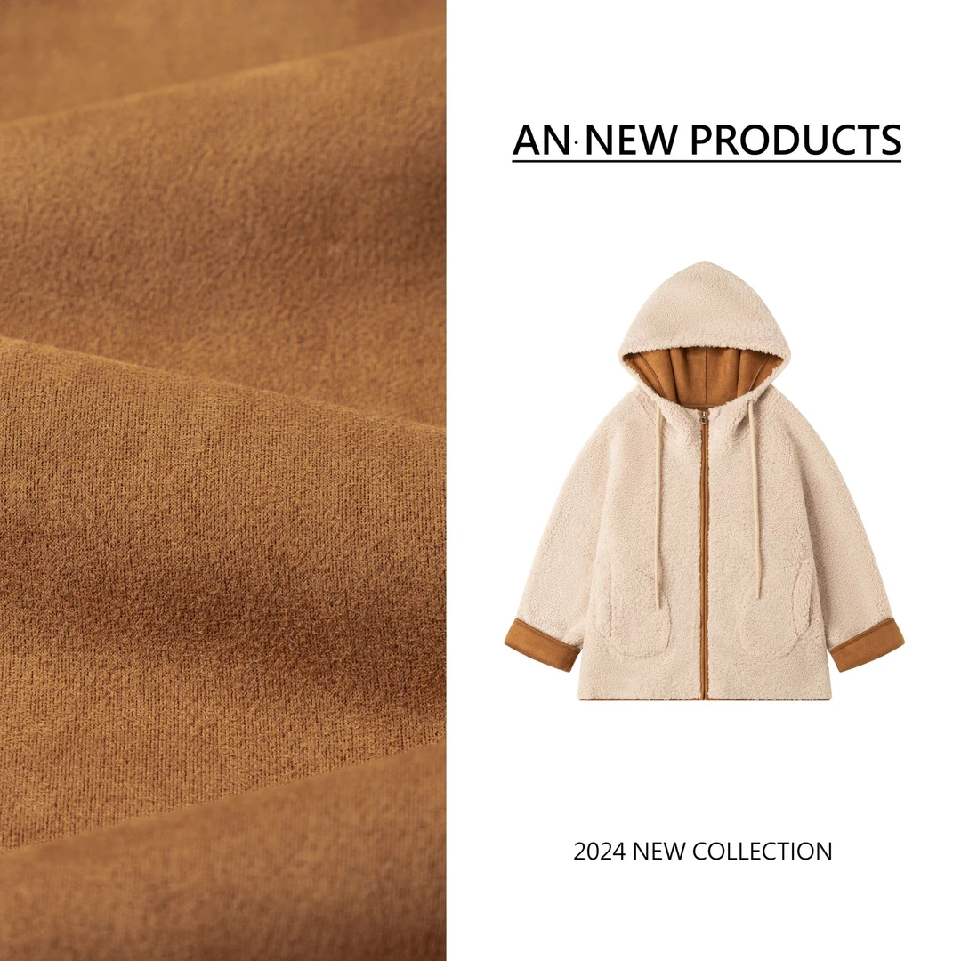 B10907冬季新款时尚设计感洋气百搭保暖厚款连帽外套