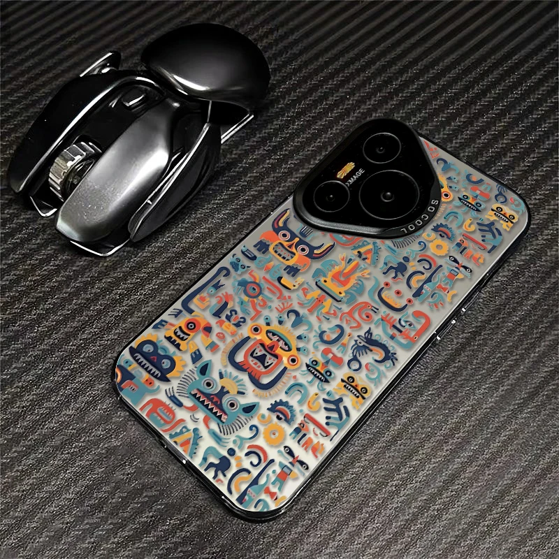 玛雅图腾适用华为Pura70Pro手机壳个性mate60/70P小众P60全包防摔