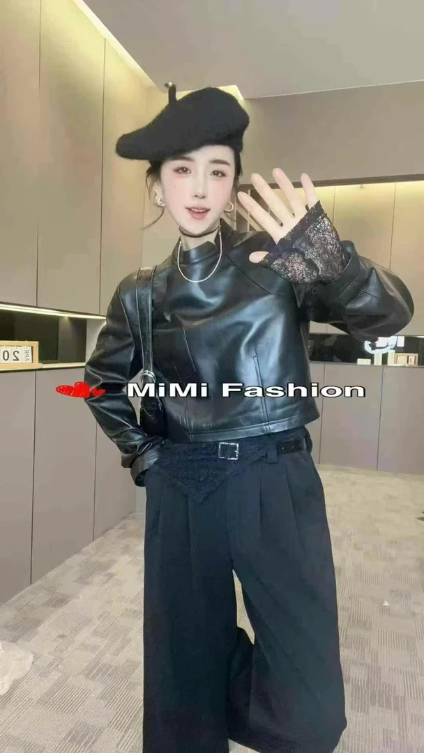 新款磨毛加绒水洗蛋白皮斜拉链圆领气质衬衫