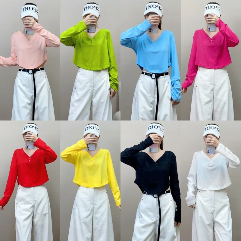 早秋新款雪花棉短款宽松长袖上衣广场舞曳步舞跳舞衣服时尚百搭女