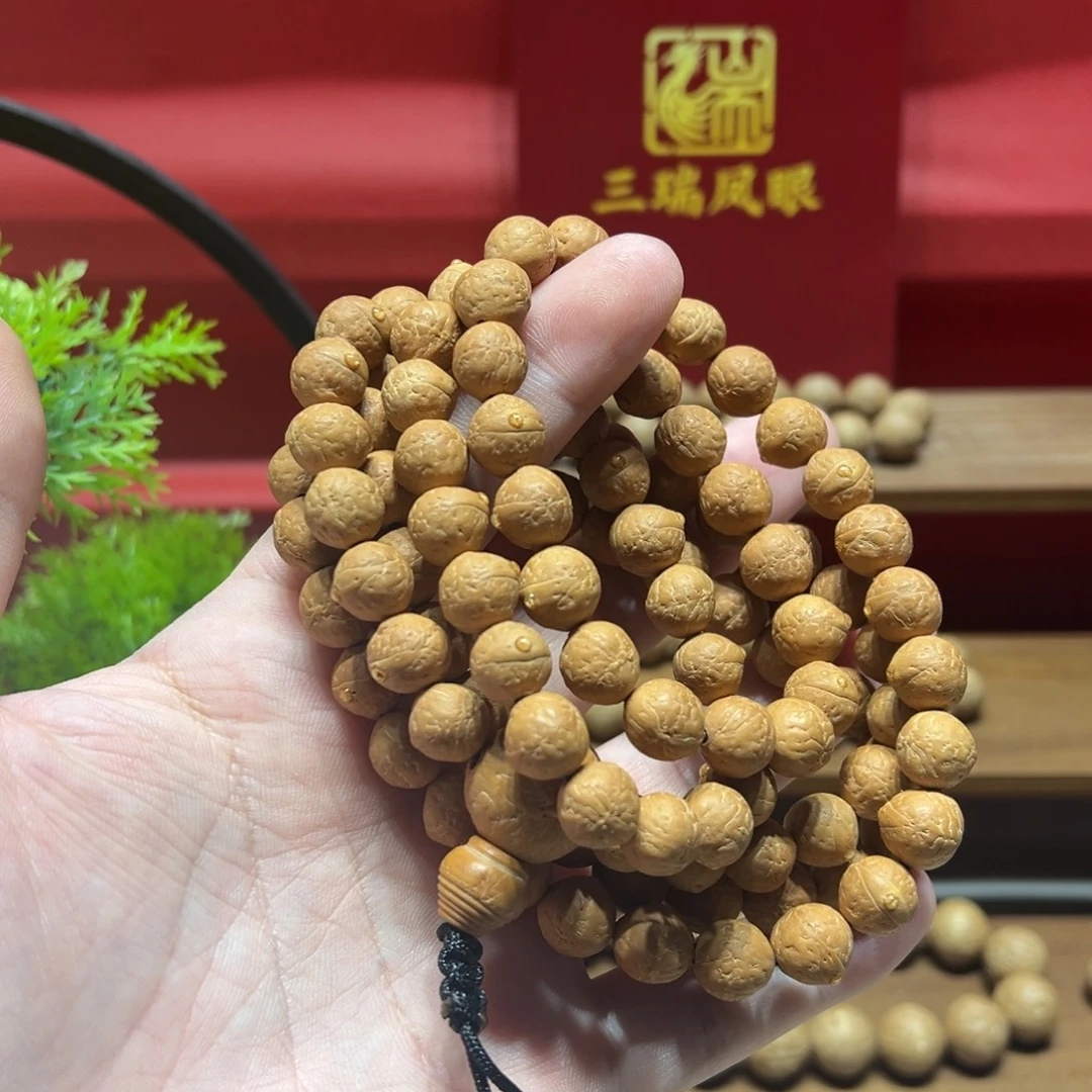咕****手串凤眼菩提10mm凤眼菩提108