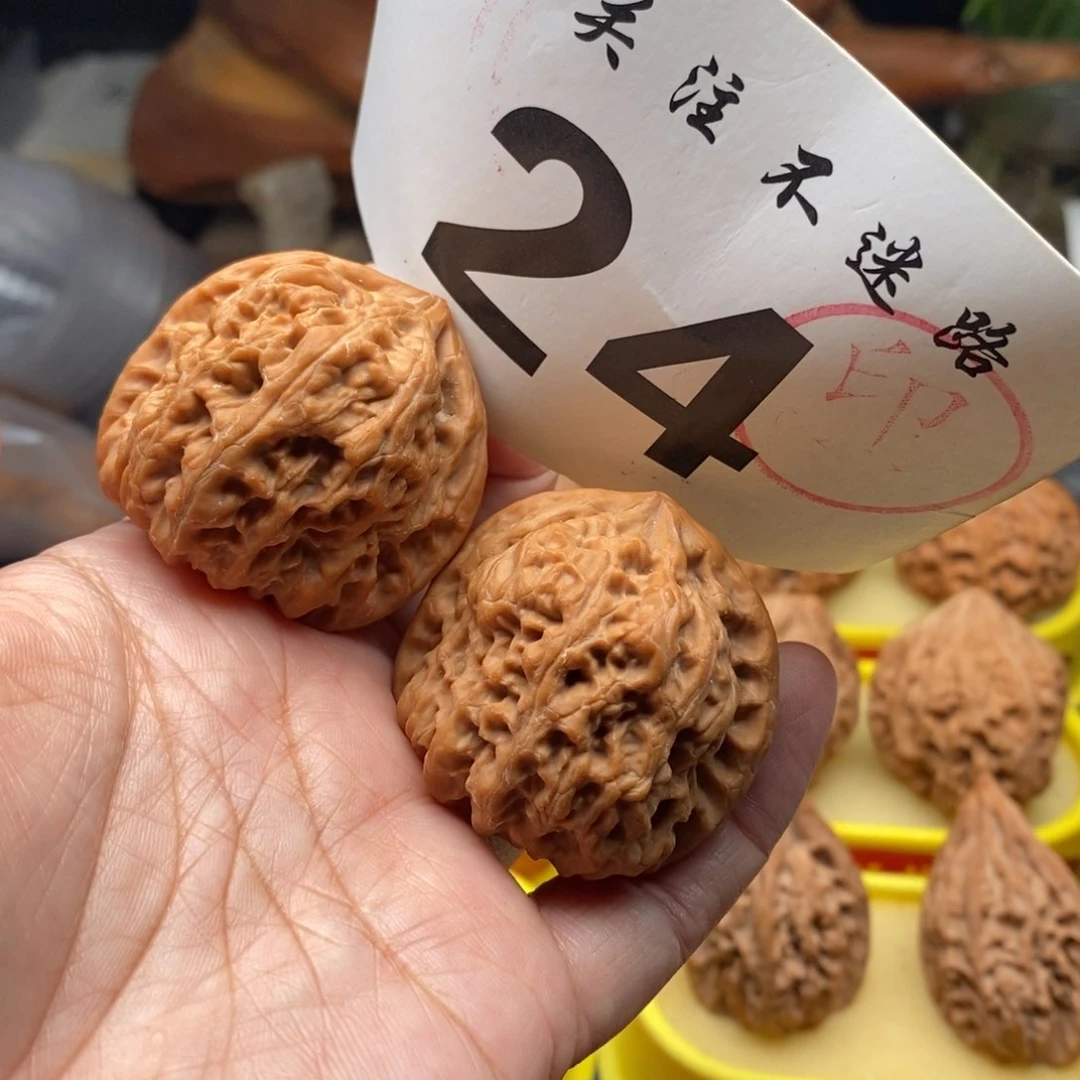 把件文玩核桃41千佛山小粗筋